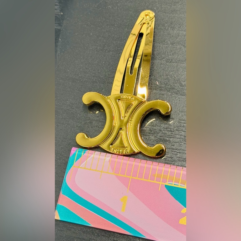 Gold Hair Clips - Picture 7 of 7